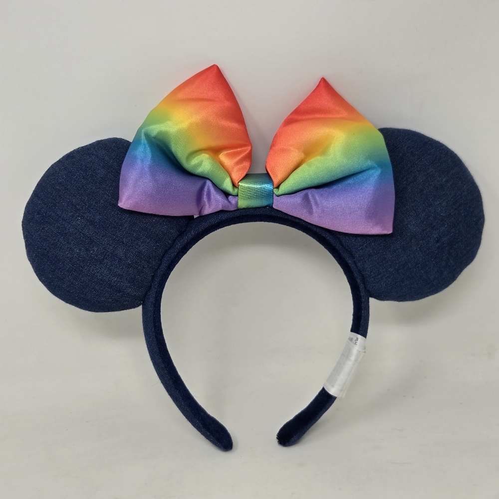 DISNEY PARKS Collection‎ Rainbow Minnie Mouse Ears Headband
